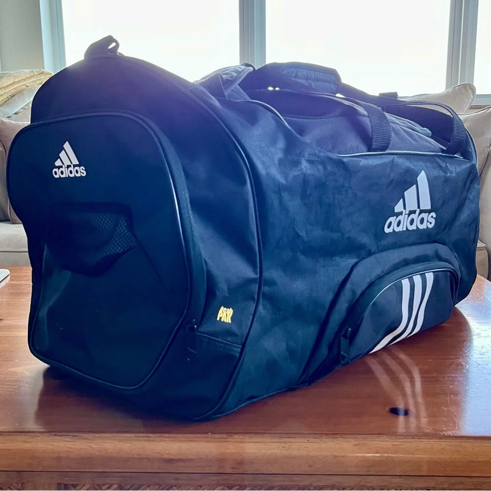 Adidas Large Black Duffel Bag